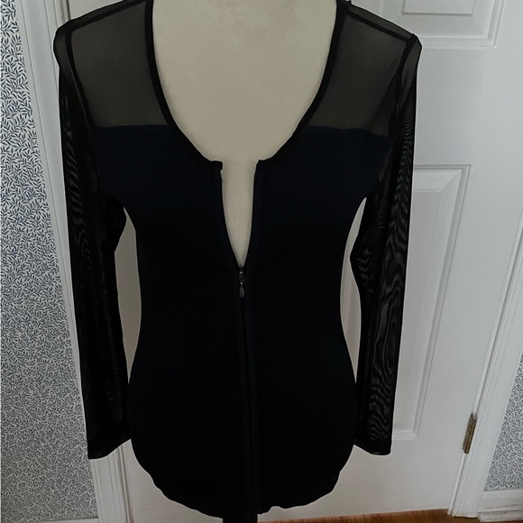 NWOT Stunning Navy & Black Two Piece Sweater Set - Picture 8 of 15